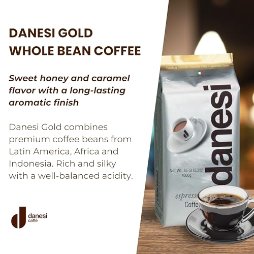Danesi Caffe Gold Whole Bean Coffee (211.2 Ounce)