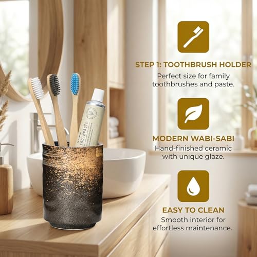 Ceramic Spoon Holder for Coffee Bar
