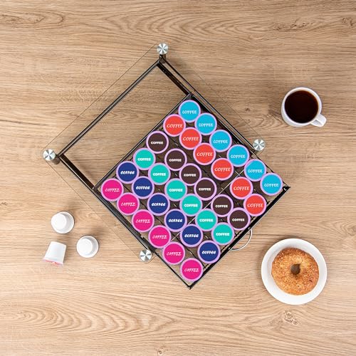 Coffee Pod Holder 15.16 x 13.58 x 3.35 Inches 36 K