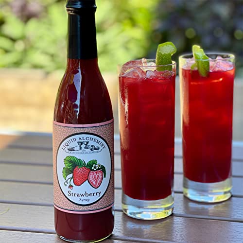 Strawberry Syrup for Cocktails (12.7 Fl Oz)