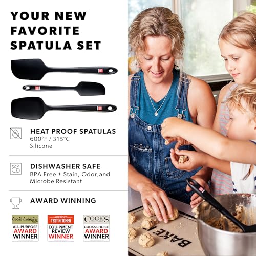 DI ORO Silicone Spatula Set (3 Count)