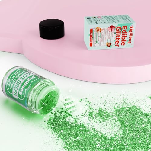 Olive Green Edible Glitter