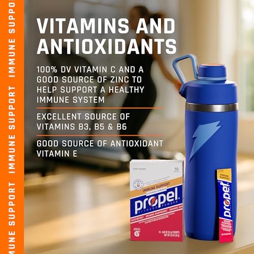 Immune Support Electrolyte Enhanced Water Drink Mix Powder Packets (2.6455 Ounce)