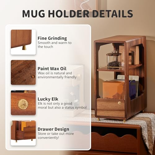 Coffee Bar Organizer for Countertop