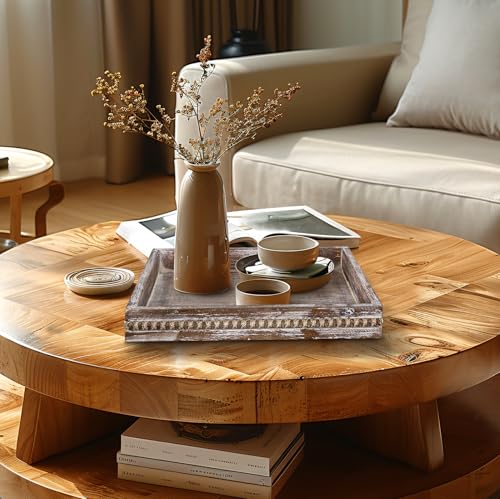 Square Wood Serving Tray