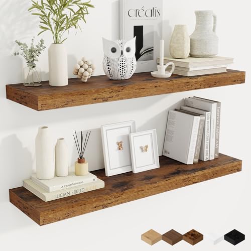 36 Inch Floating Shelves (2 Count)