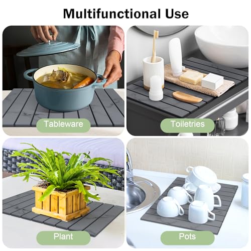 Stone Dish Drying Mat for Kitchen Counter