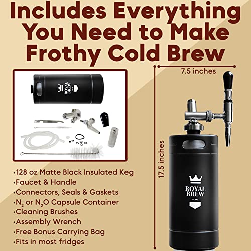 The Original Royal Brew Nitro Cold Brew Coffee Maker