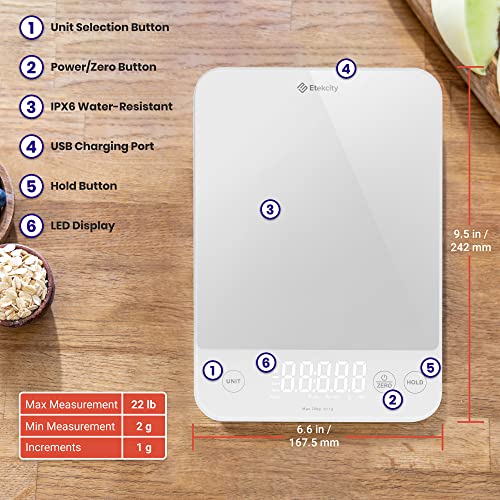 22lb Food Kitchen Scale