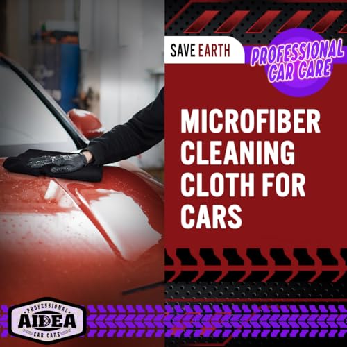 Microfiber Cleaning Cloth Black (600 Count)