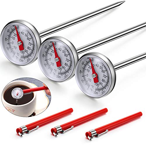 3 Pack 1 Inch Dial Food Thermometer (3 Count)