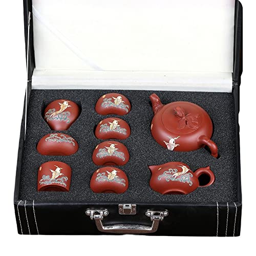Chinese Yixing Zisha Teapot Set