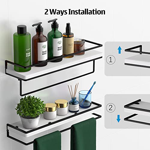 Floating Shelves Wall Mounted Set of 2 (2 Count)