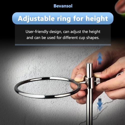 Adjustable Stainless Steel Coffee Dripper Stand for Pour Over Brewing