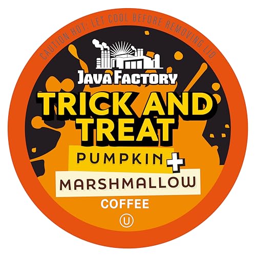 Coffee Pods Pumpkin and Marshmallow Flavored Coffee Compatible with K Cup Brewers Including 2.0 (40 Count)
