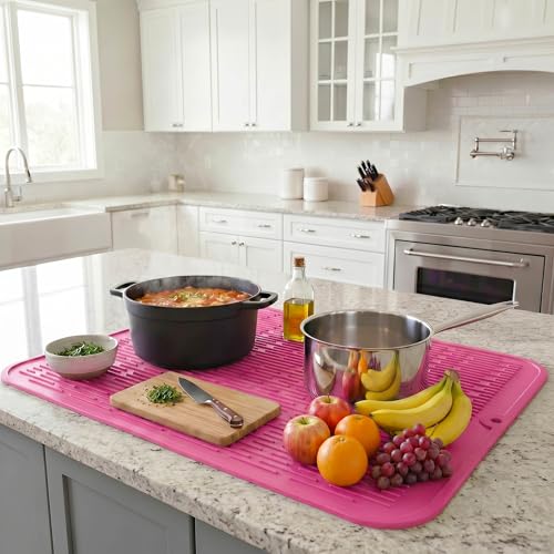 Silicone Dish Drying Mat for Multiple Usage