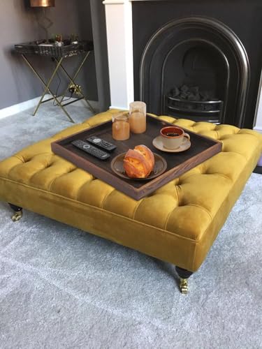 Extra Large Square Ottoman Table Tray 20"