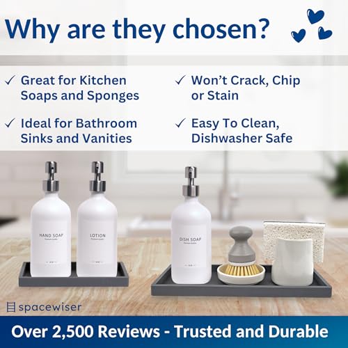 Countertop & Vanity Silicone Tray