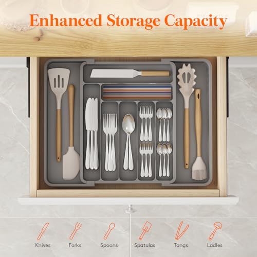 Expandable Silverware Drawer Organizer