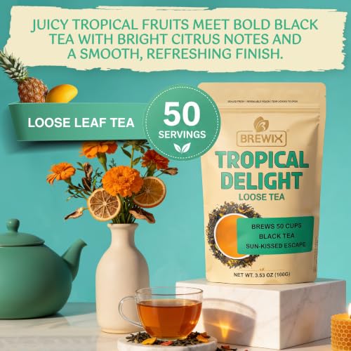 Tropical Delight Fruity Loose Tea (3.53 Ounce)