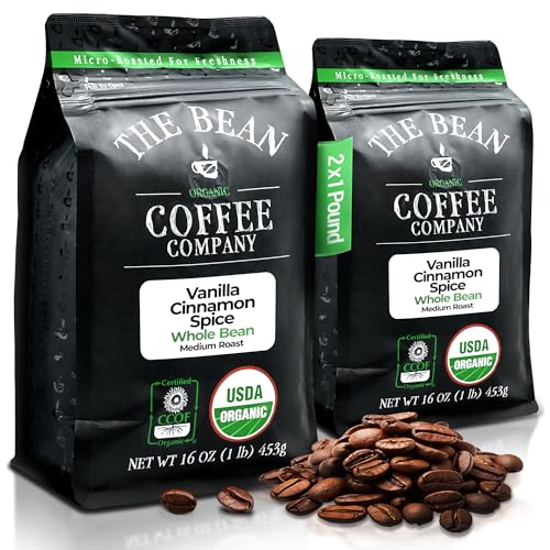 The Bean Organic Coffee Co. Vanilla Cinnamon Spice (32 Ounce)