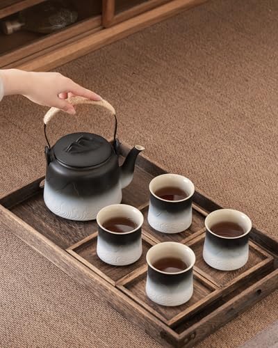 Japanese Tea Set with 4 Cups