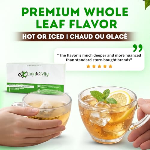 Loose Leaf Tea Sampler Gift Set (40 Count)