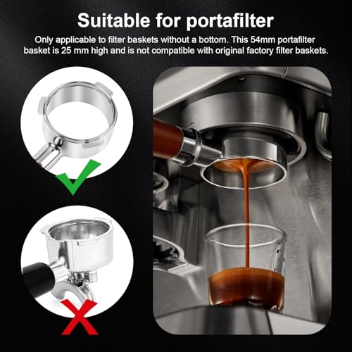54mm Portafilter Basket Two Cup