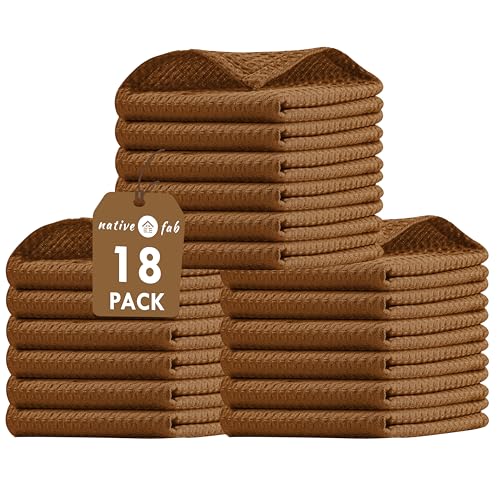 18 Pack Waffle Dish Cloths (18 Count)