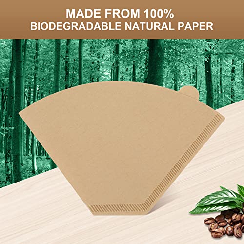 Cone Coffee Filters #4 for Ninja Coffee DualBrew Pro CFP301 CFP201 (200 Count)