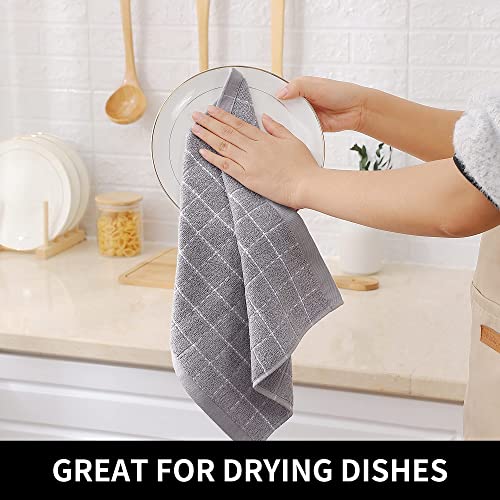 100% Cotton Terry Kitchen Dish Cloths (12 Count)