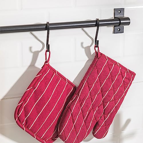 4Pcs Oven Mitts and Pot Holders (4 Count)
