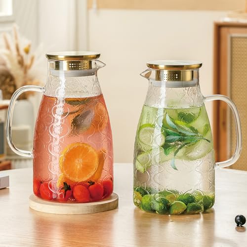 Glass Pitcher with Lid (68 Count)