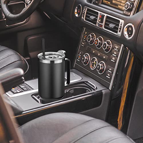 40 oz Stainless Steel Tumbler with Handle (4 Count)