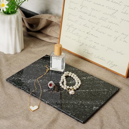 Natural Black Marble Cutting Board for Kitchen Counter