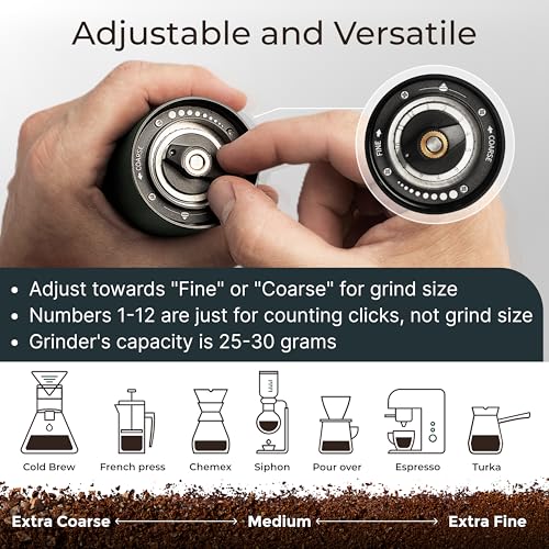 Premium Manual Coffee Grinder for Espresso