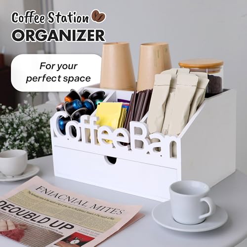 Coffee Bar Organizer Countertop