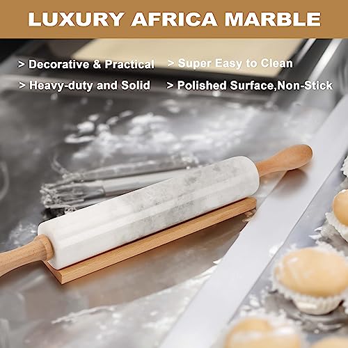African Natural Marble Rolling Pin