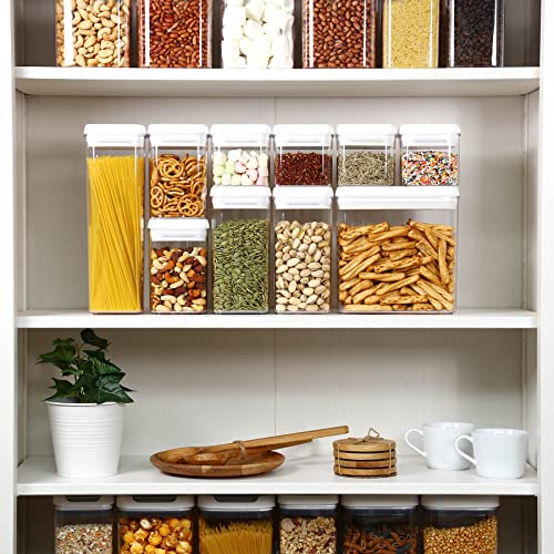 Flip Tite Storage Container with Lid 4" Airtight Ring Seal Top (5 Count)