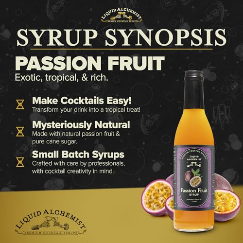 Passion Fruit Syrup for Cocktails (12.7 Fl Oz)
