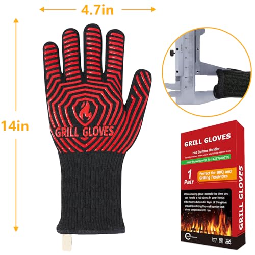 BBQ Gloves BBQ Accessories 1472℉ Extreme Heat Resistant