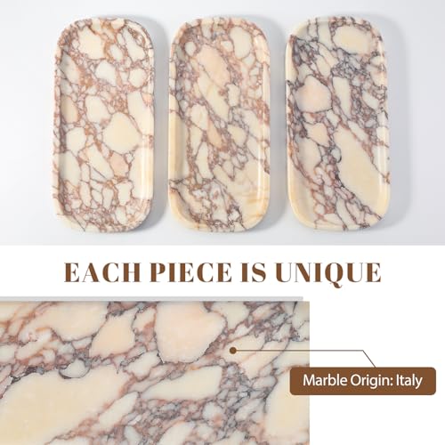 Luxury Calacatta Viola Marble Tray