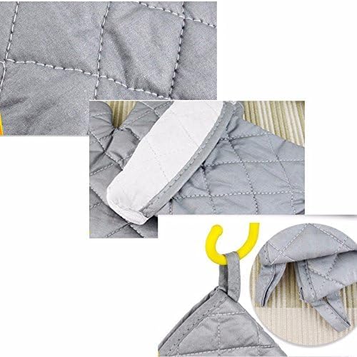 17 Inch Extra Long Heat Resistant Oven Gloves New Cotton Oven Mitts Kitchen Gloves High Temperature Cooking Tool BBQ Gloves