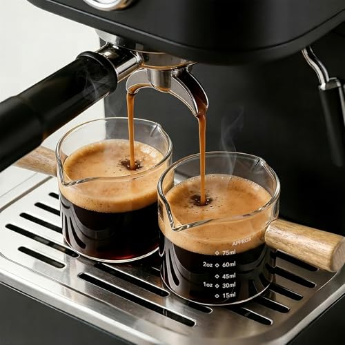 2.5oz Double Spout Espresso Shot Cups (2 Count)