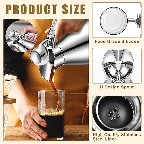 2 Pcs 68oz Thermal Coffee Carafe for Keeping Hot (2 Count)