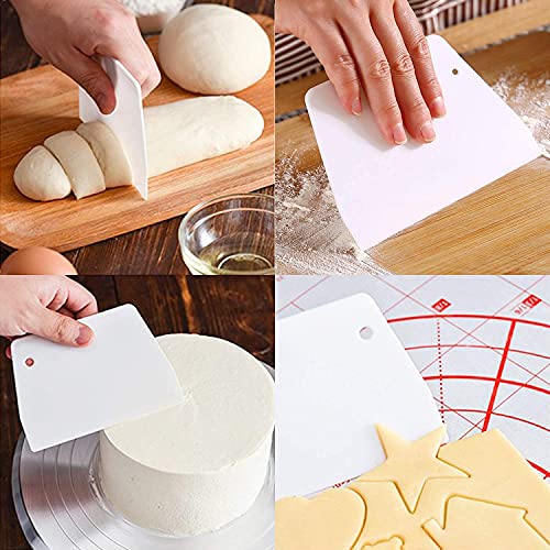 Cake Scraper Smoother Cake Icing Tool Set (10 Count)