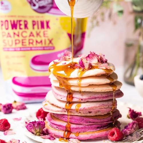 Power Pink Pitaya Pancake & Waffle Mix 20oz (20 Ounce)