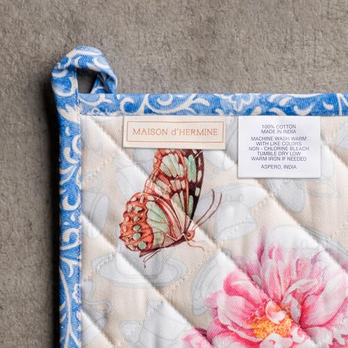 100% Cotton Oven Mitt & Pot Holder Set
