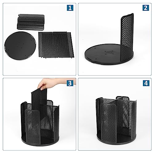 Cup and Lid Organizer Cup Dispenser Coffee Cup Organizer Paper Cup Holder Rotating for Bathroom