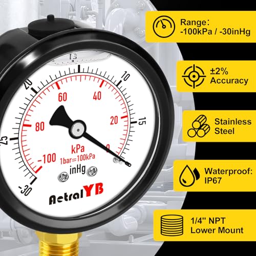 2.5 Inch Vacuum Gauge